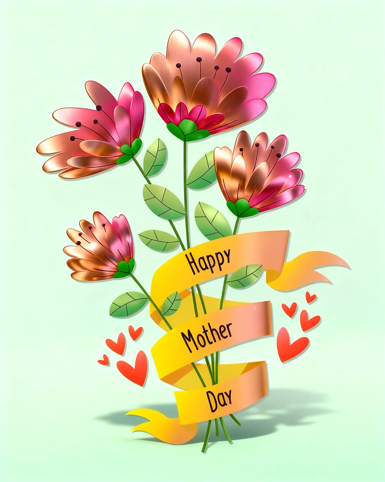 Sweet Floral Ribbon