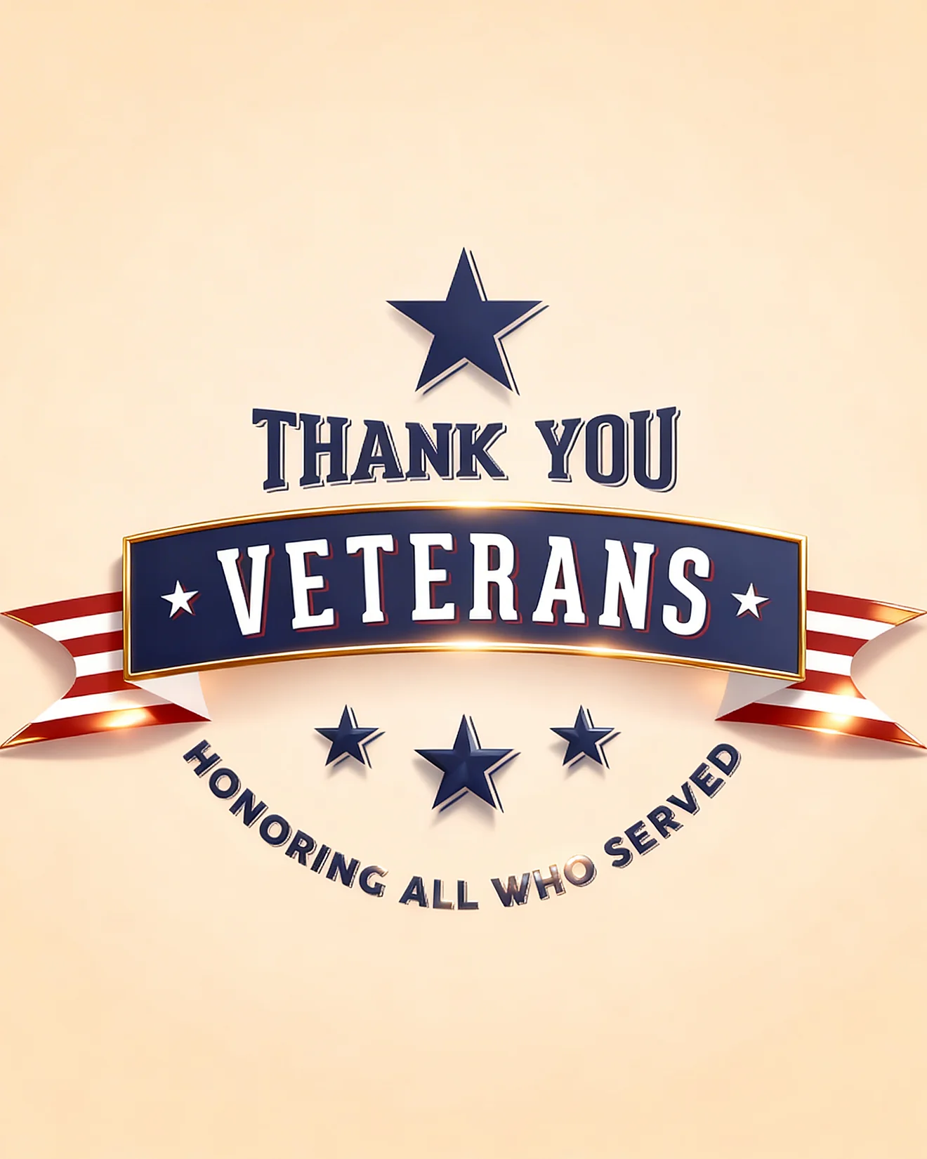 Honoring Brave Service virtual Veterans card