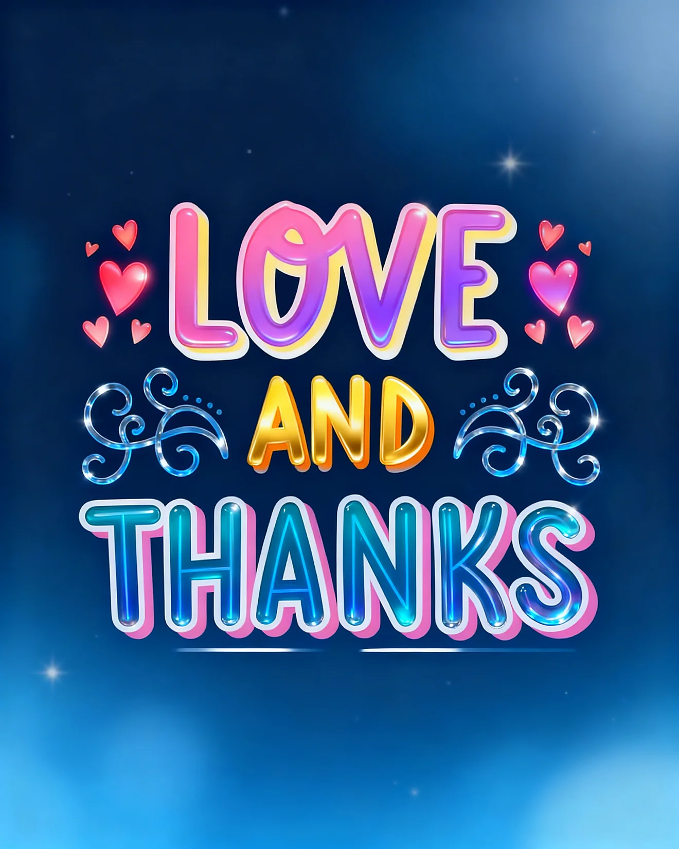 Glowing Heartfelt Message