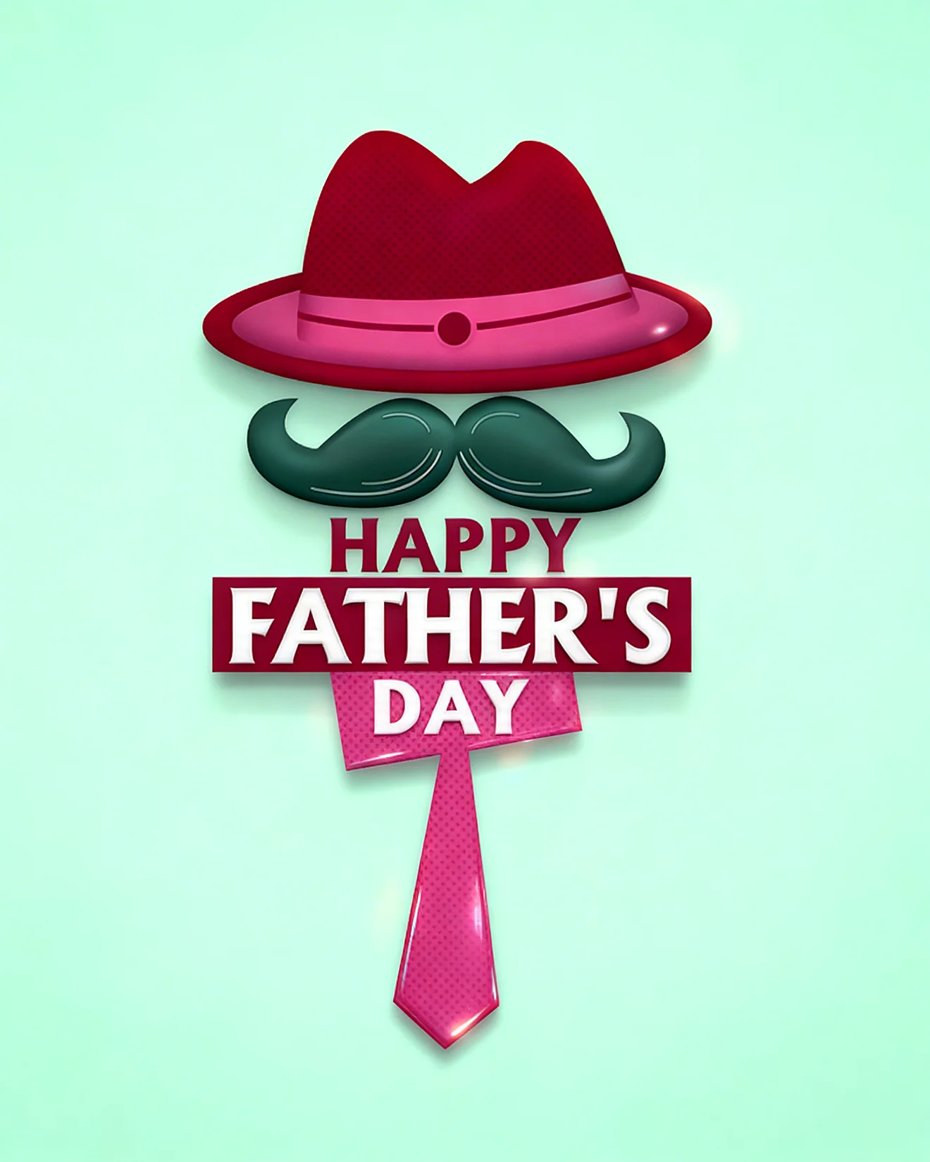 Stylish Dad Cheers virtual Fathers Day card