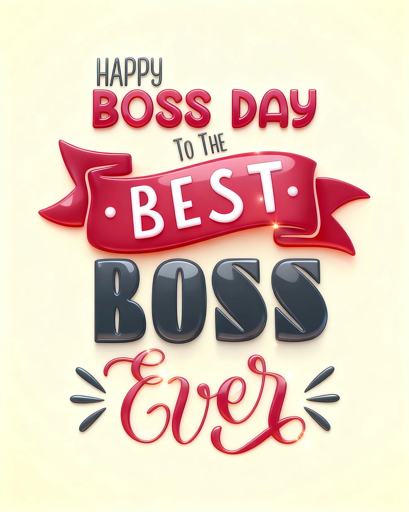 You Are The Best virtual Boss Day card