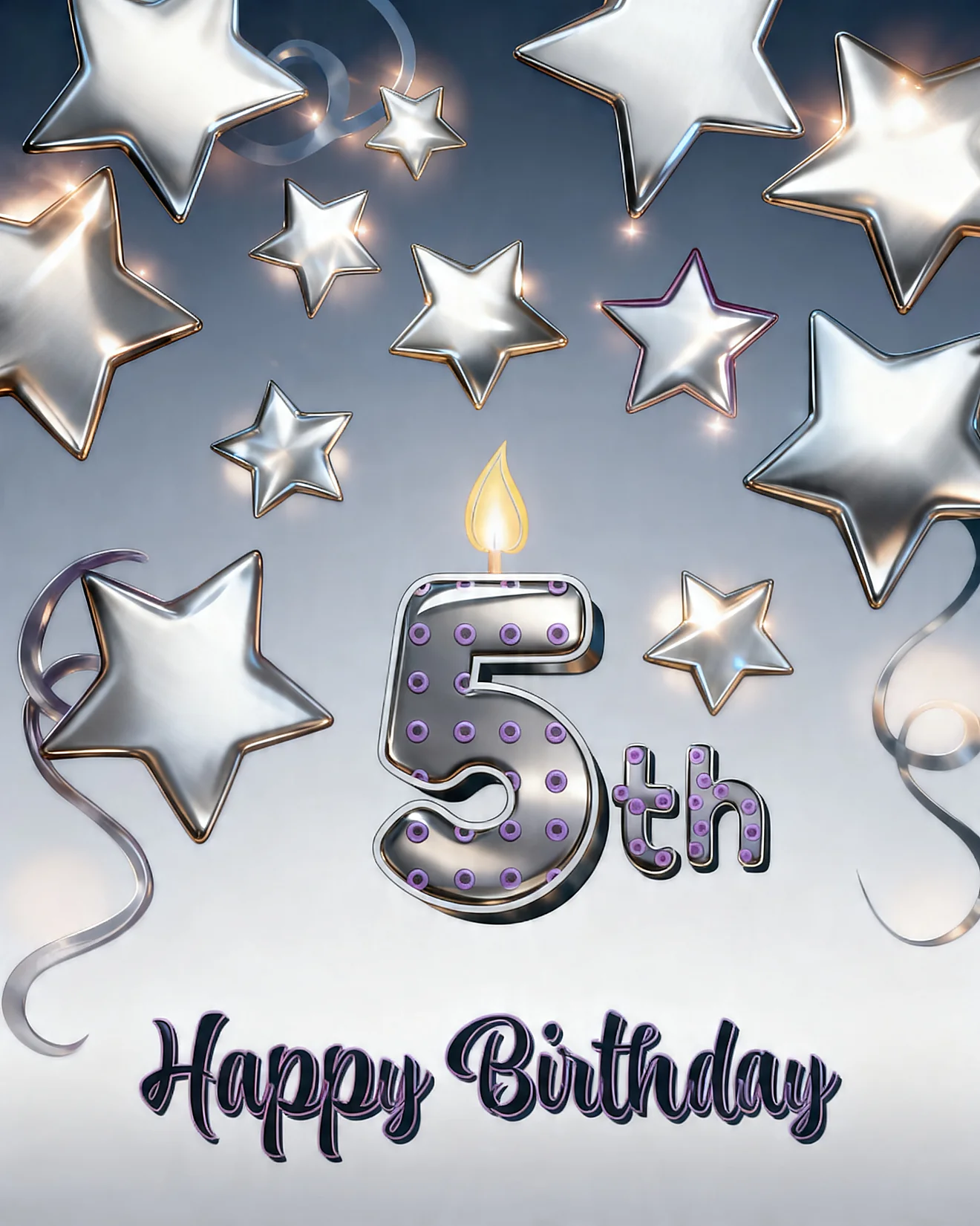 Shining Fifth Birthday