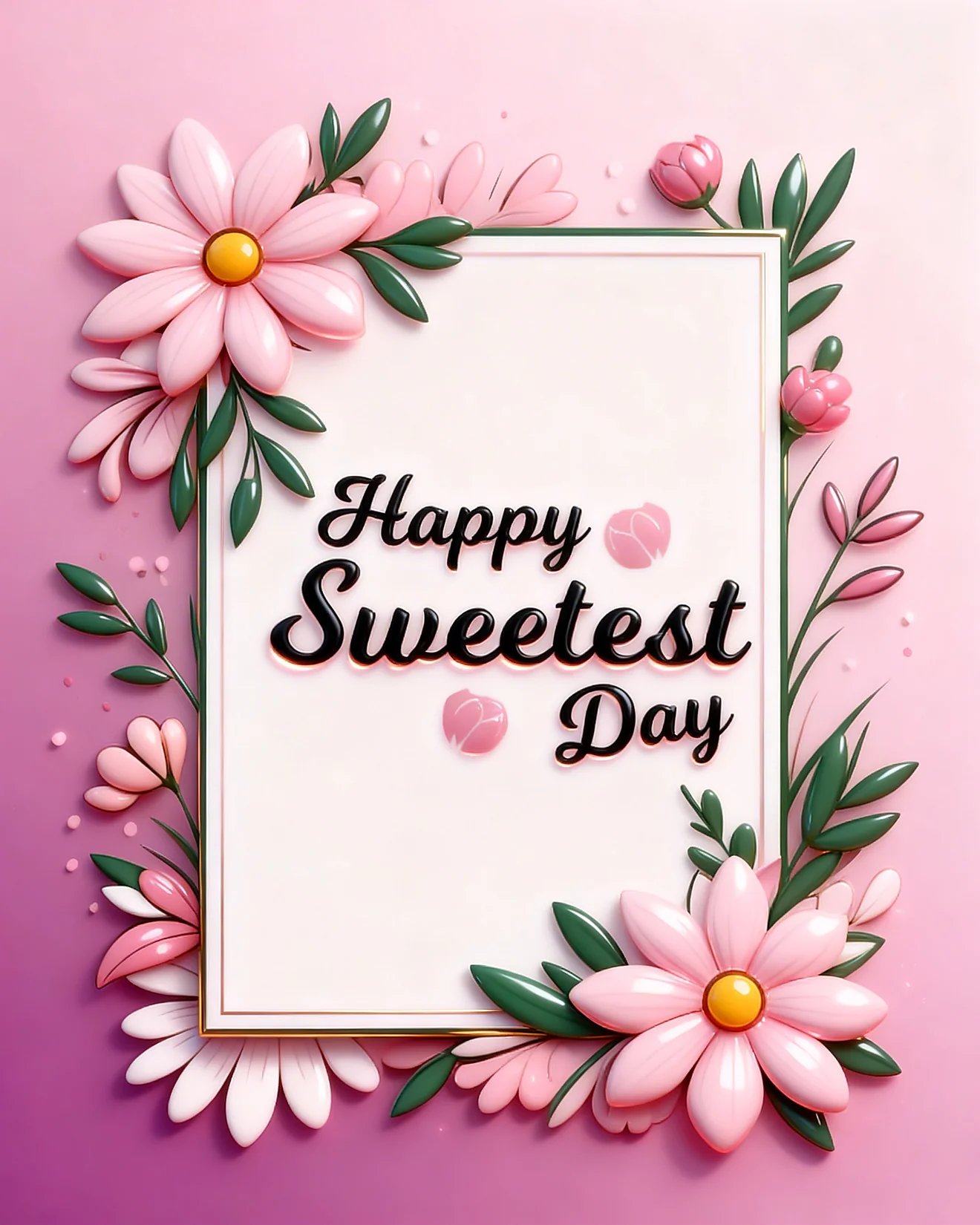 Classic Heartfelt Note virtual Sweetest Day card