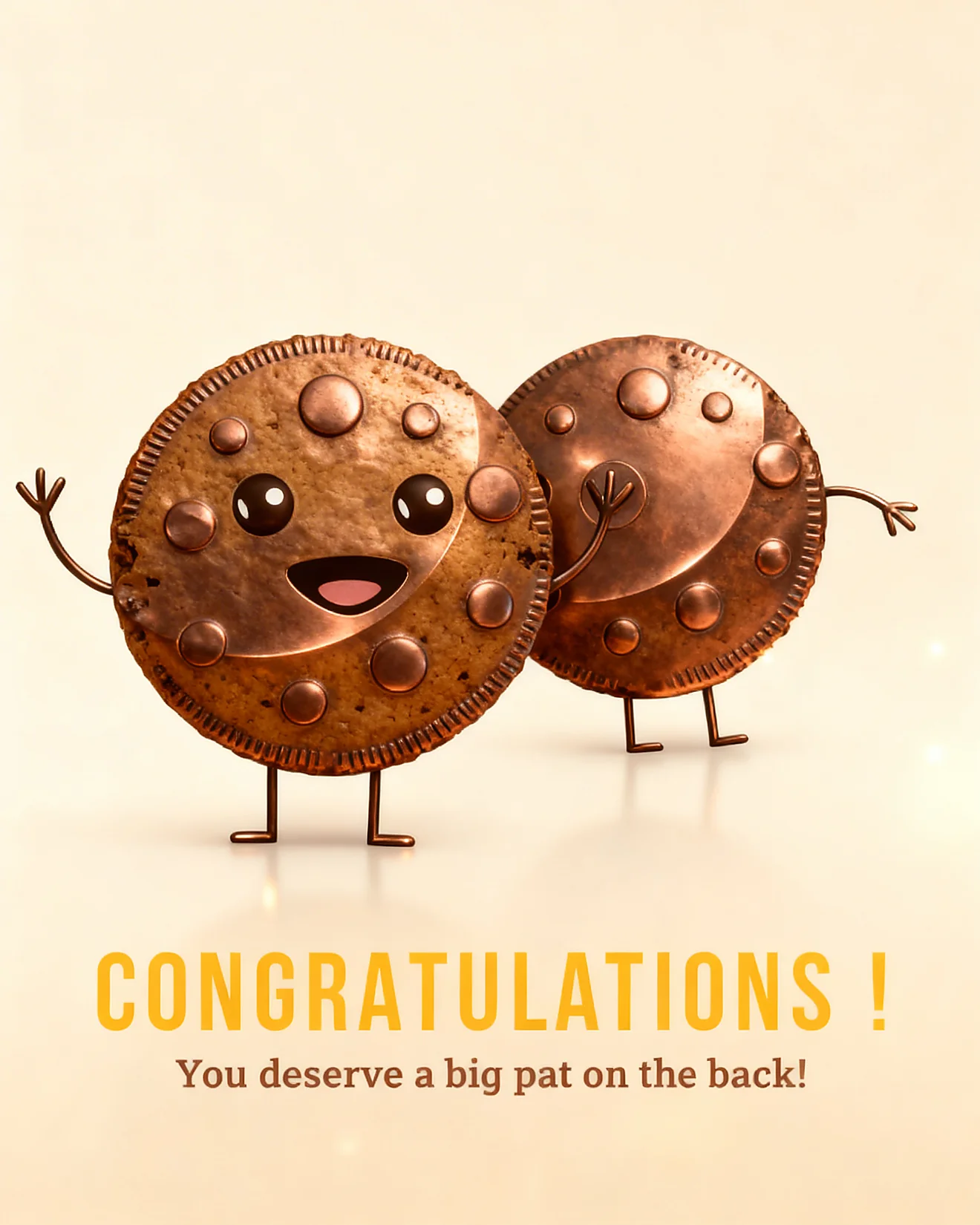 Proud Achievement Moment virtual Job Promotion card