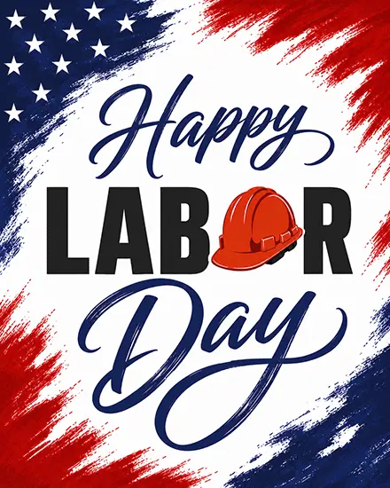 Proud American Workers virtual Labor Day card