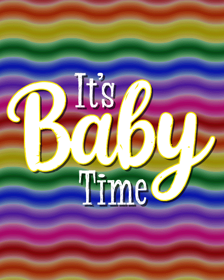 Little One Coming virtual Baby Shower (New Birth)  card