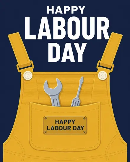Hard Work Honored virtual Labor Day card