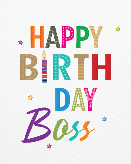 Colorful Boss Wishes