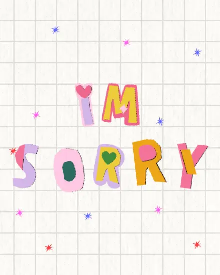Cut Paper Apology