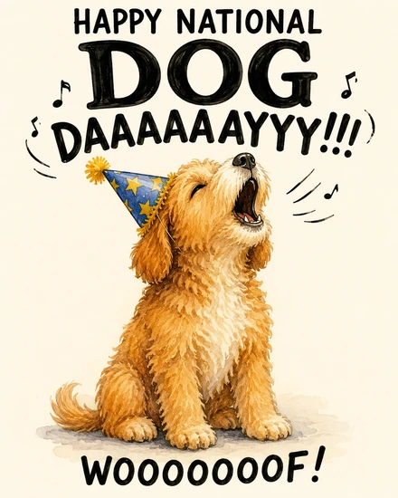 Howling Happy Woof