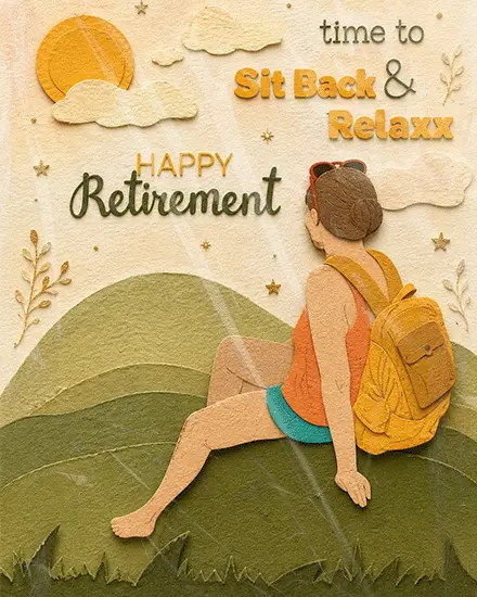 Sit Back Relaxx virtual Retirement card