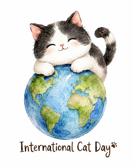 Kitty On Top Of World