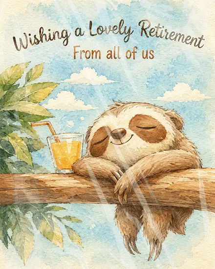 Sleepy Sloth Bliss