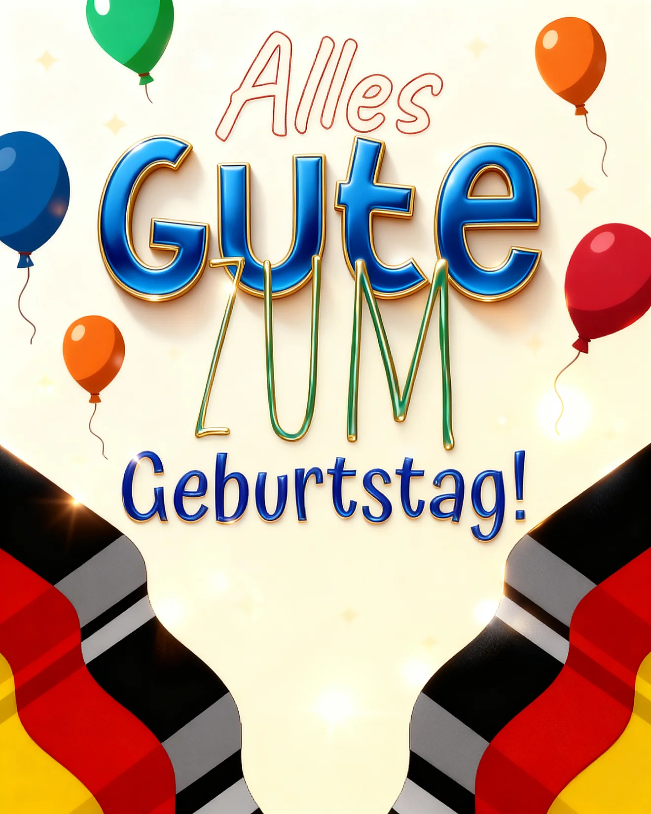 Alles Gute Deutsch Gefeiert