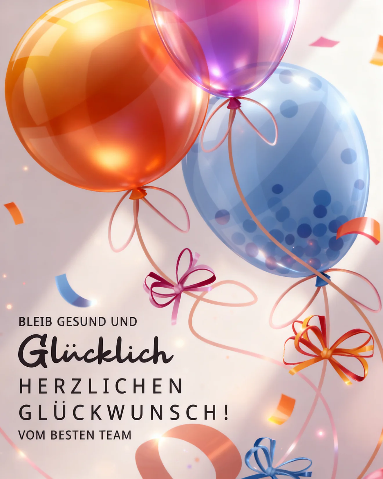Bleib Gesund Und Glücklich