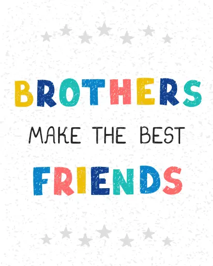 Best Friends Forever virtual National Siblings Day card