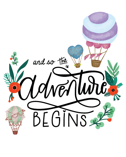 New Adventure Awaits virtual Wedding & Anniversary  card