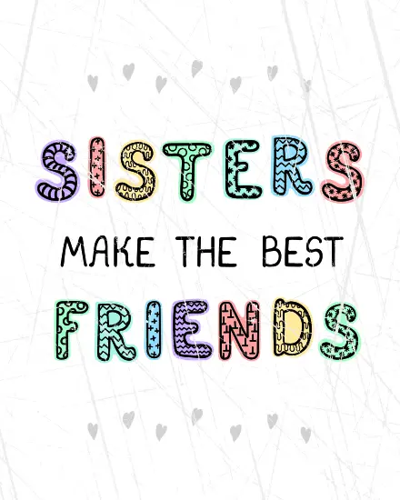 Make Friends virtual National Siblings Day card