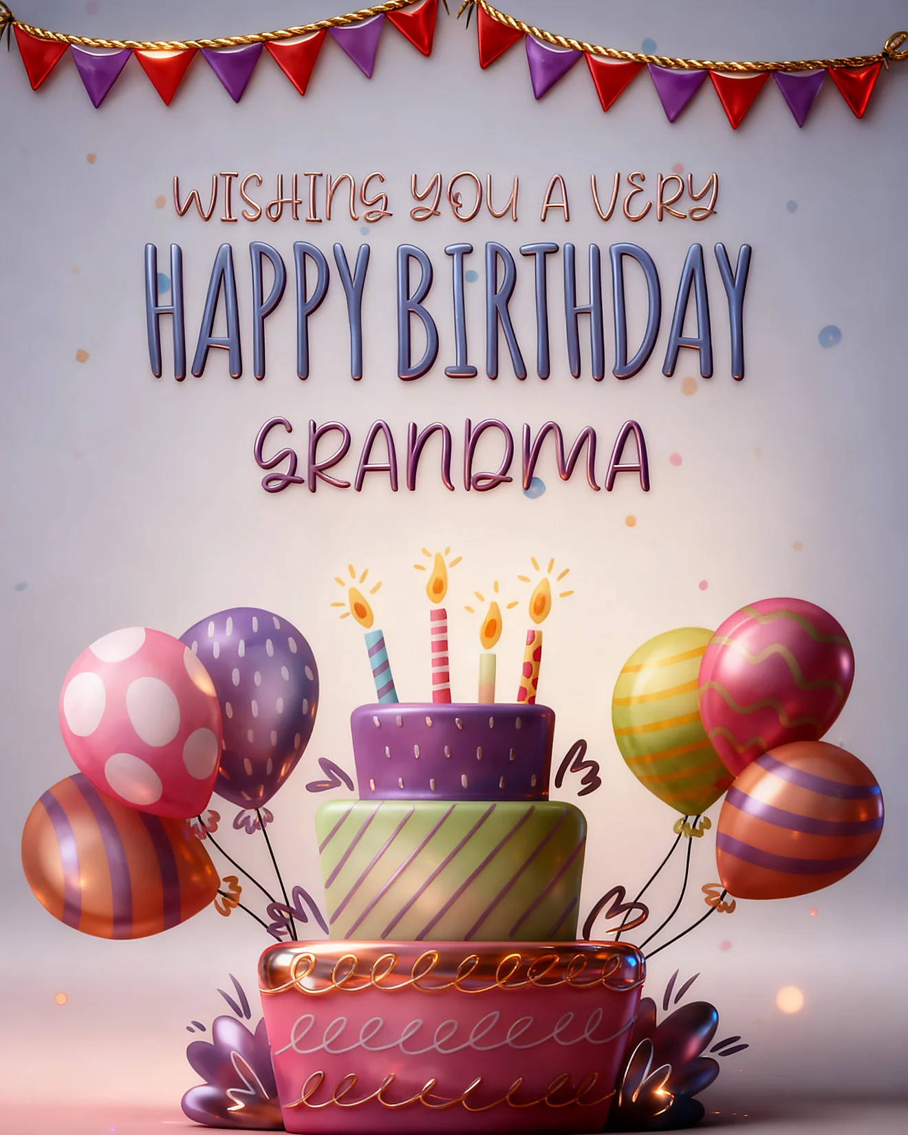 Joyful Wishes Grandma