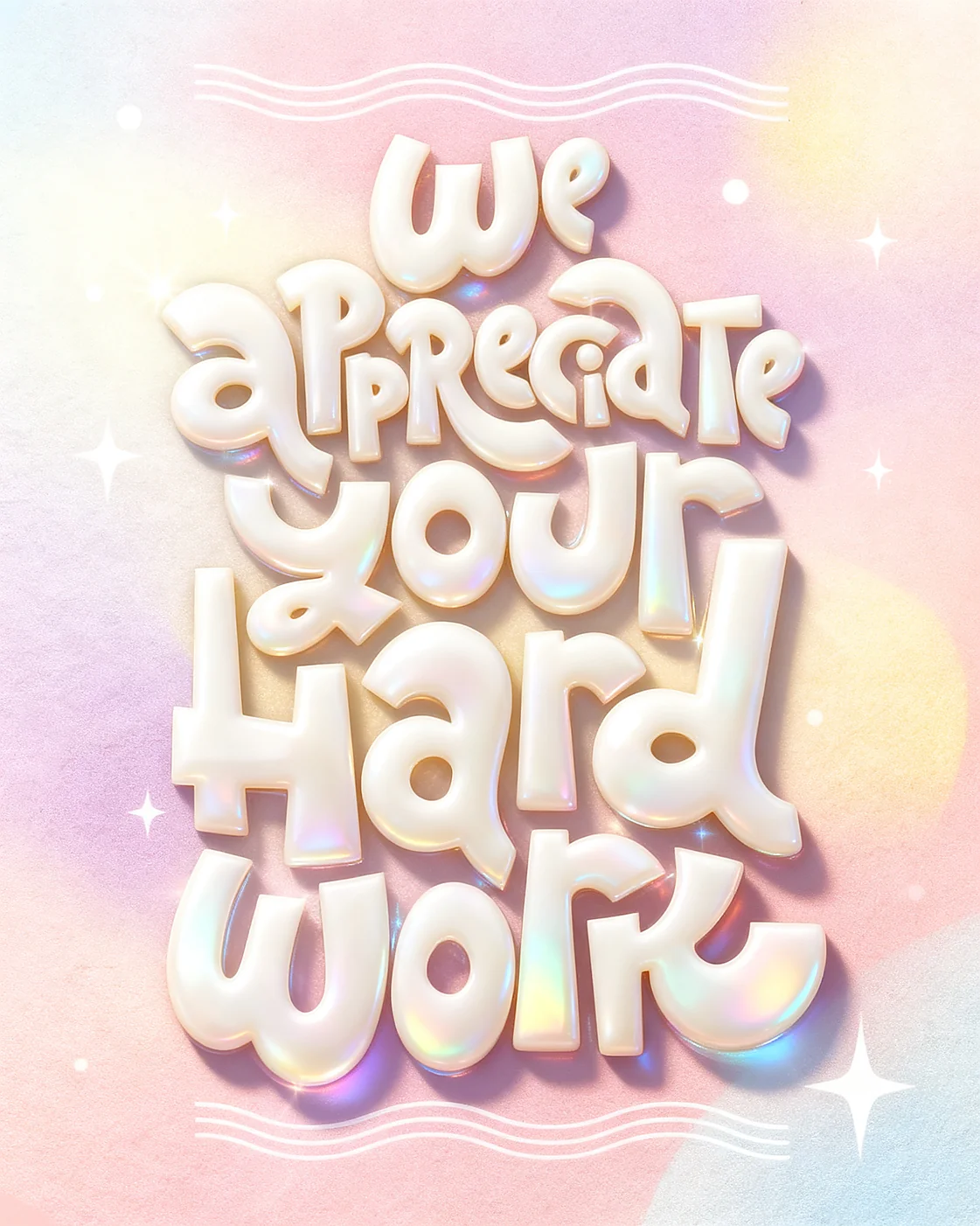 We Appreciate You virtual office congrats card