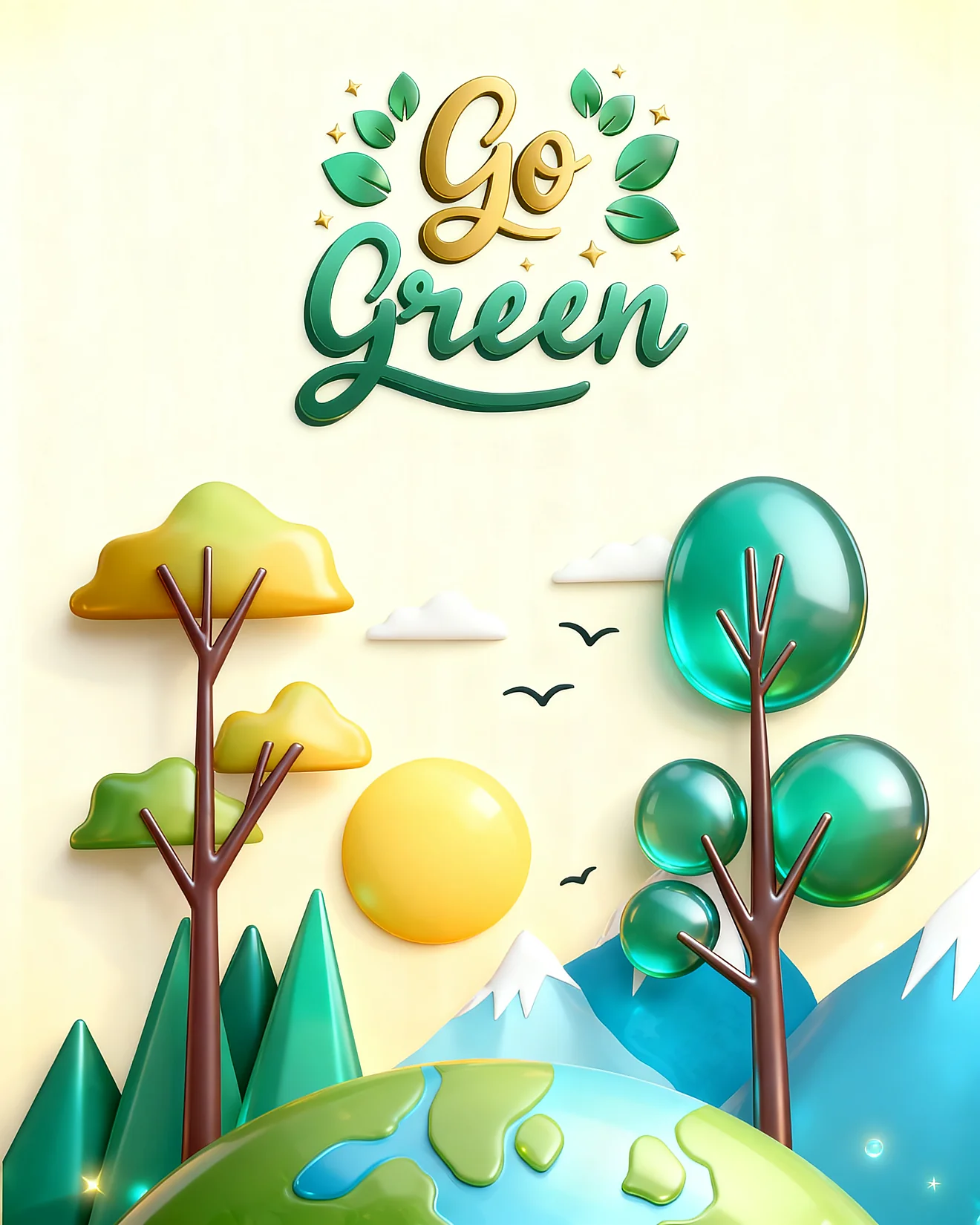 Go Green Beautiful Earth