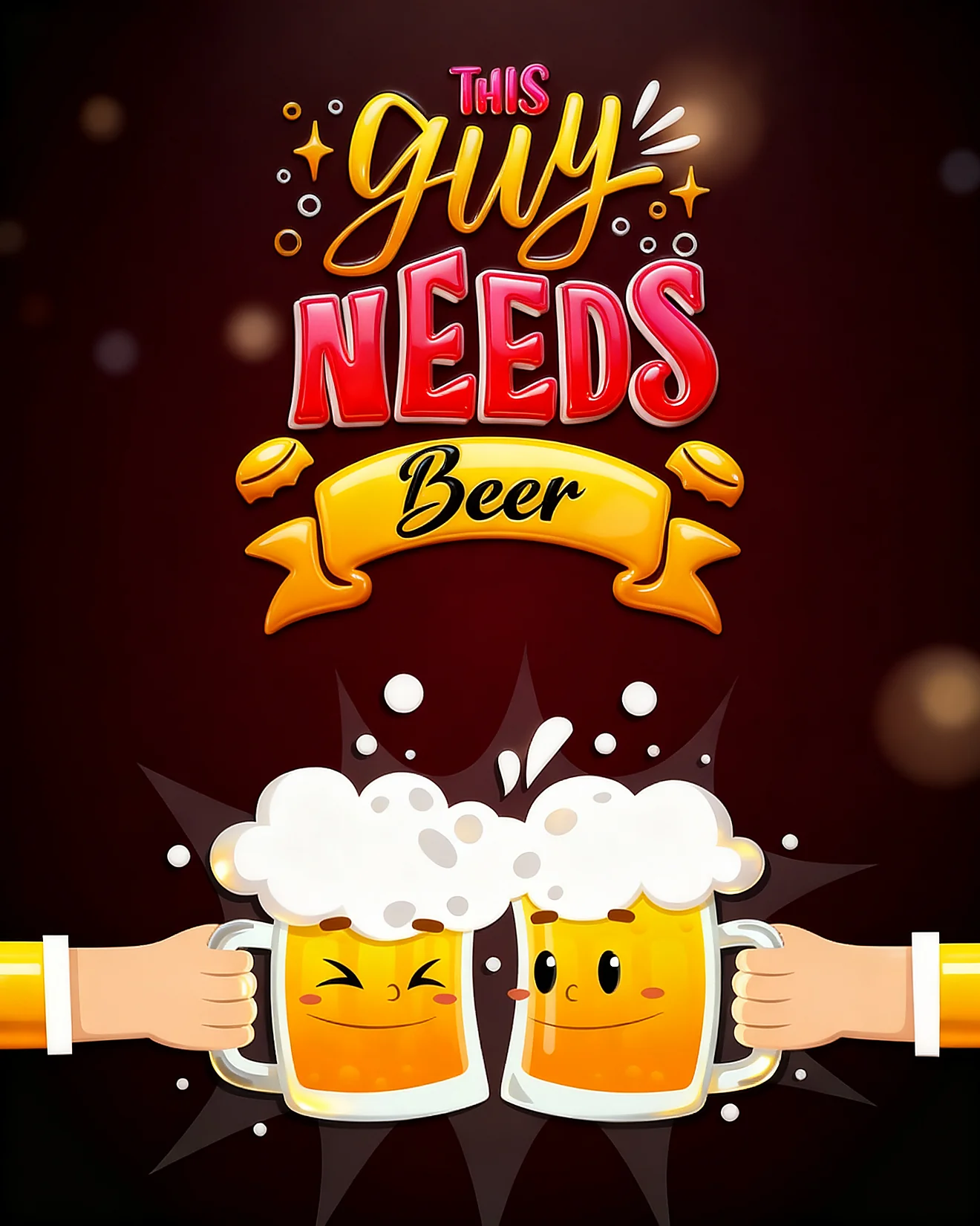This Guy Needs Beer