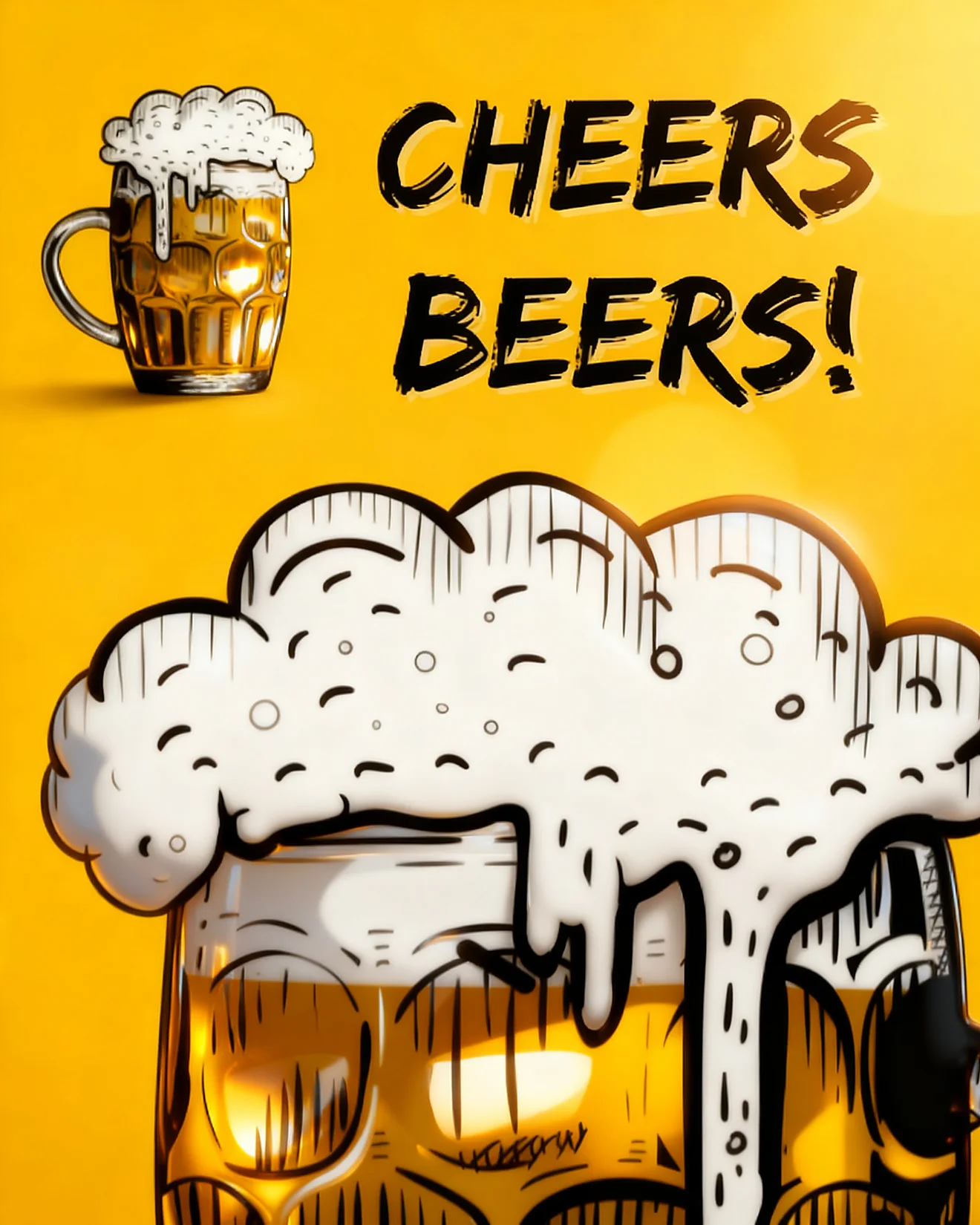 Foamy Cheers Beers