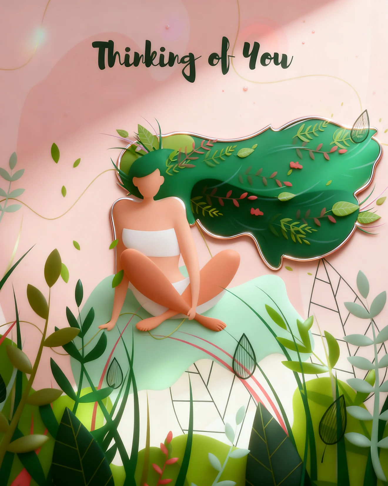 Always Thinking Of You virtual Miss You card