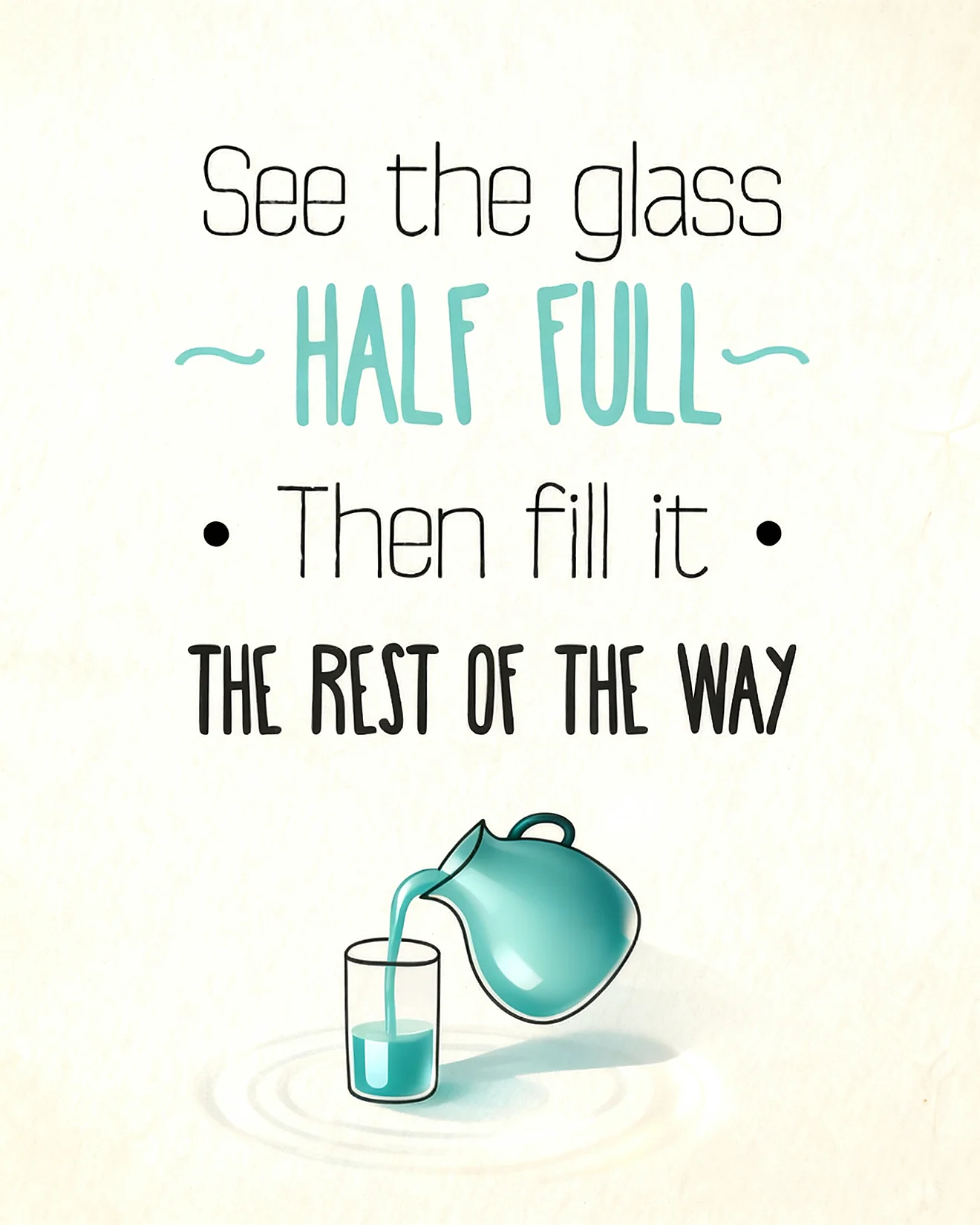 Glass Half Full virtual Motivation & Inspiration card