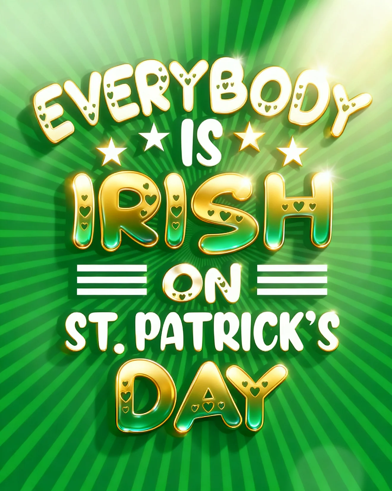 Everybody Is Irish Today virtual St. Patrick's Day card