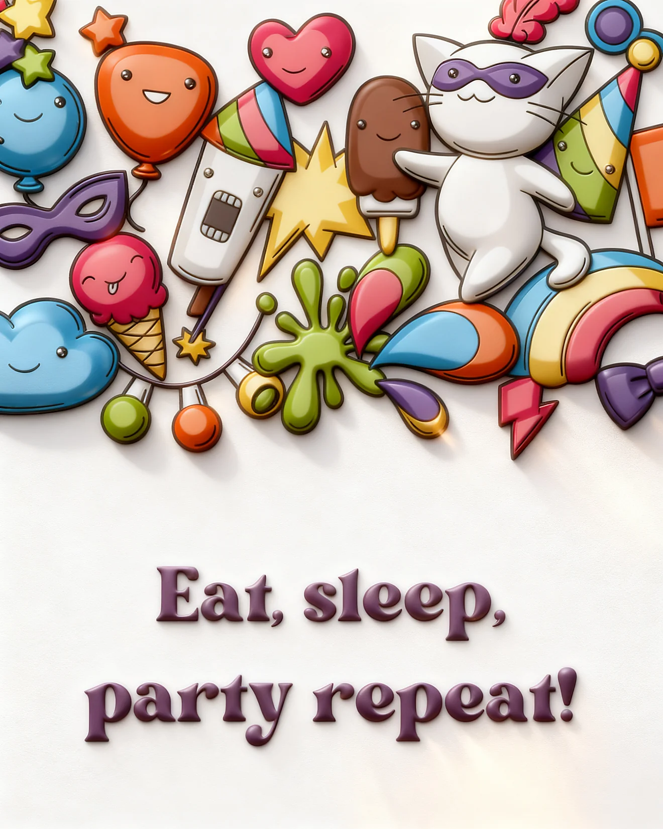 Kawaii Sticker Chaos