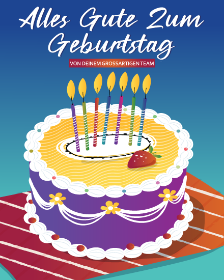 Alles Gute Grossartigen Team