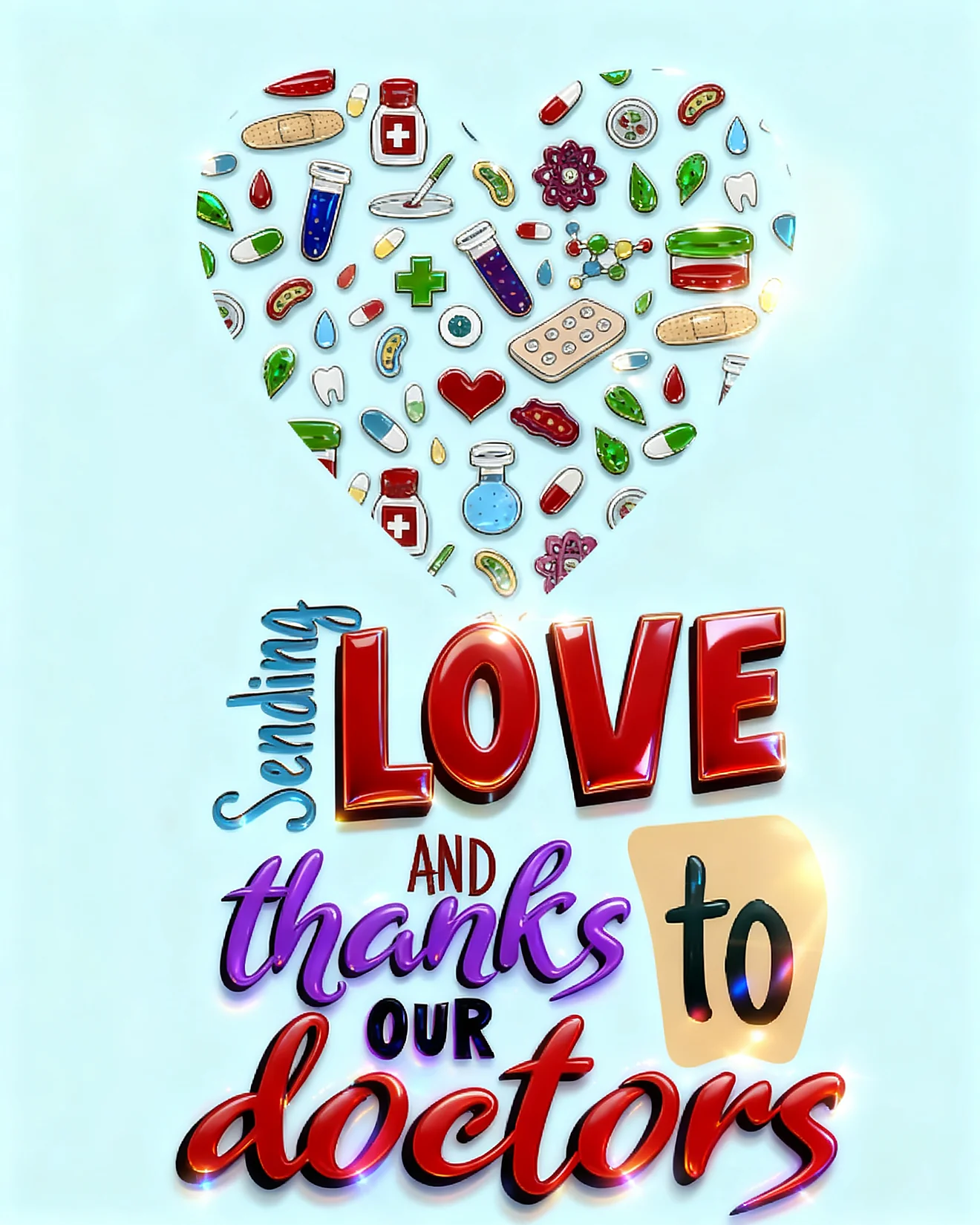 Sending Love To Doctors