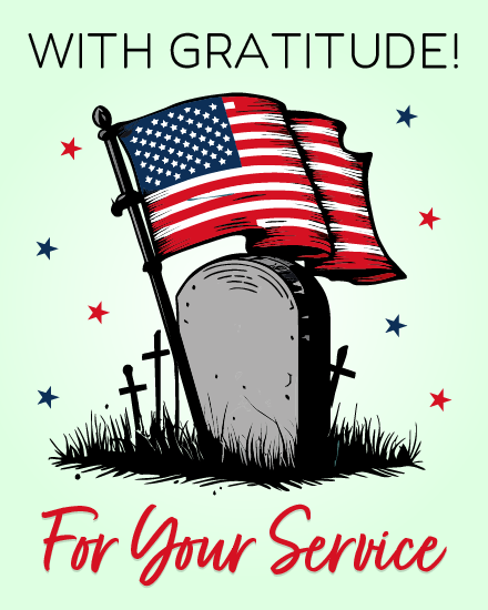 Solemn Gratitude for Service