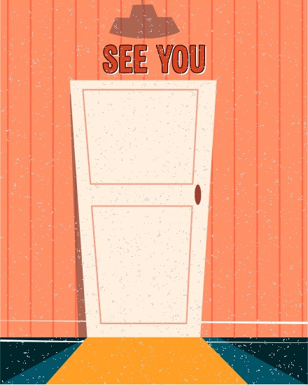 See You Soon online Farewell (GoodBye) Card