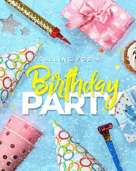 Calling For Celebration virtual Birthday card
