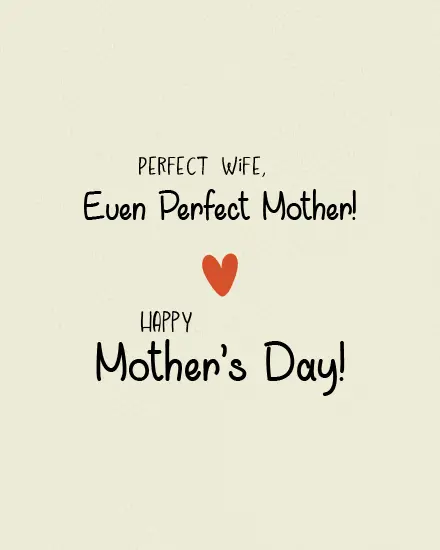 Perfect Wife and Mother