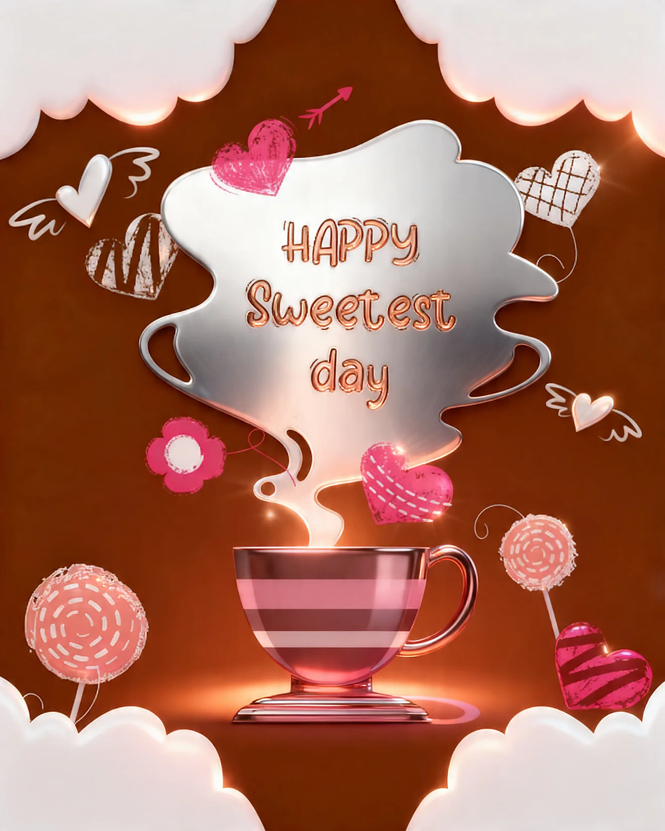 Joyful Warm Wishes virtual Sweetest Day card