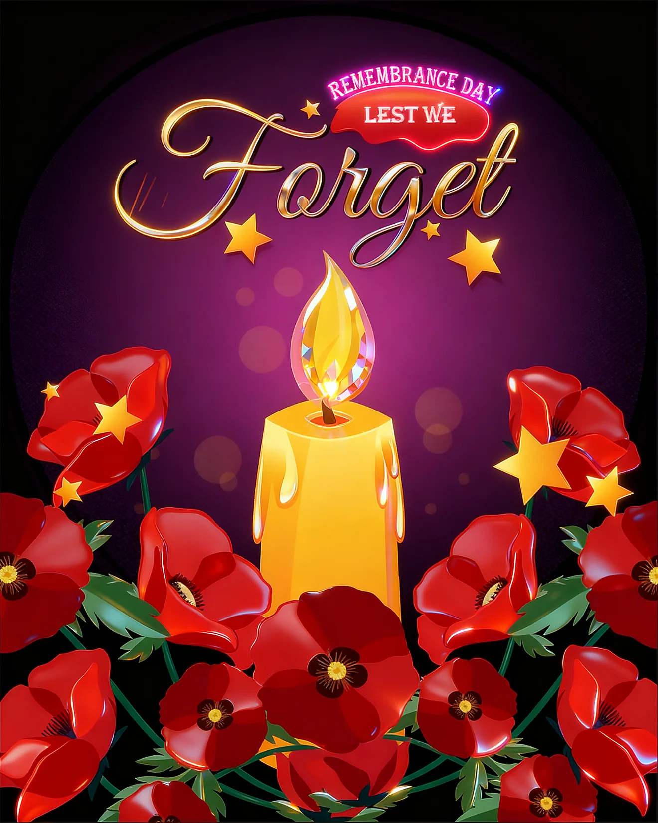 Poppy Candlelight Tribute
