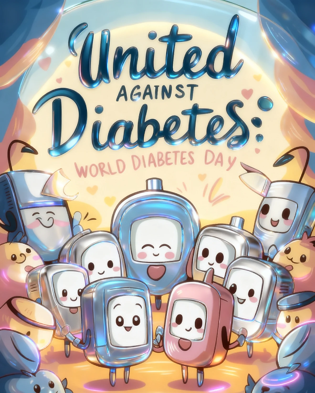 Smiling Glucose Meter Squad