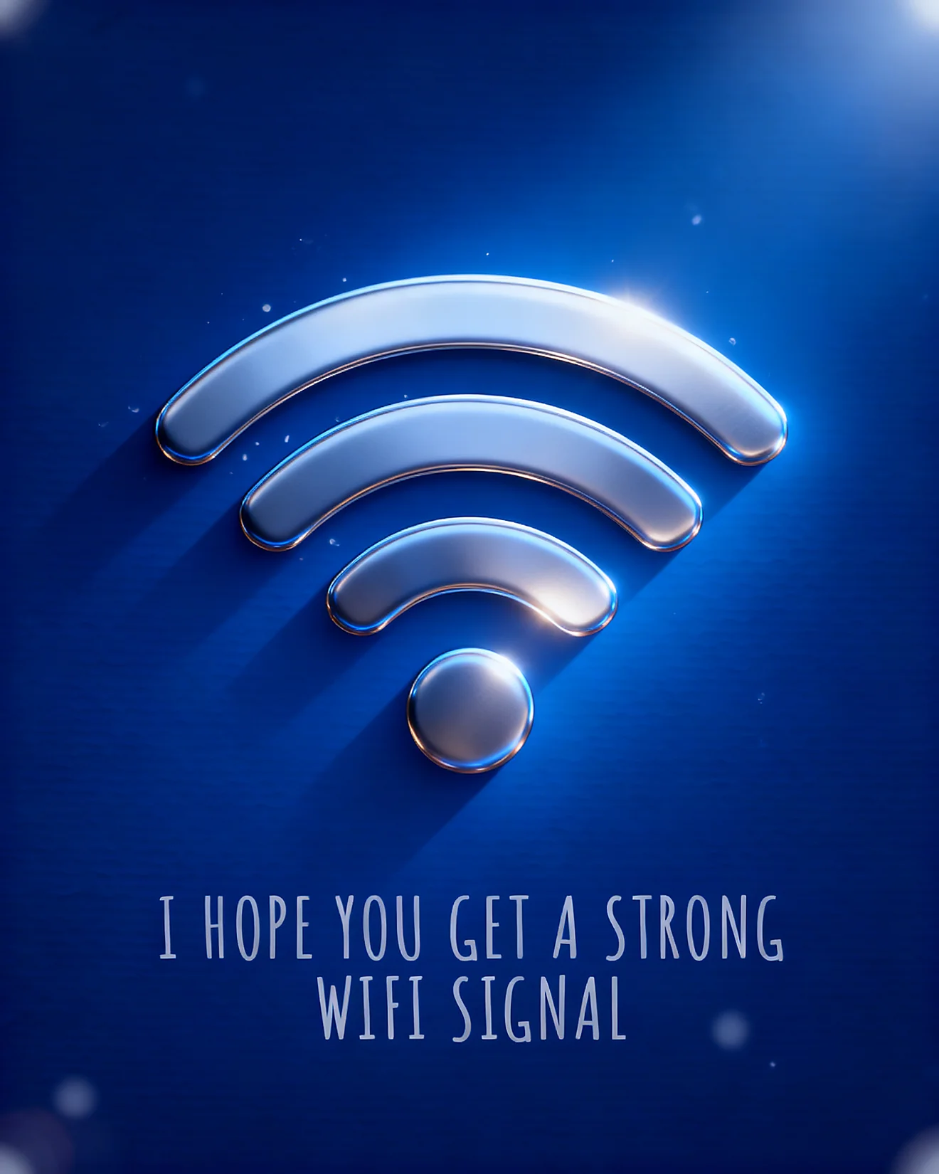 Strong Wifi Signal virtual New House card