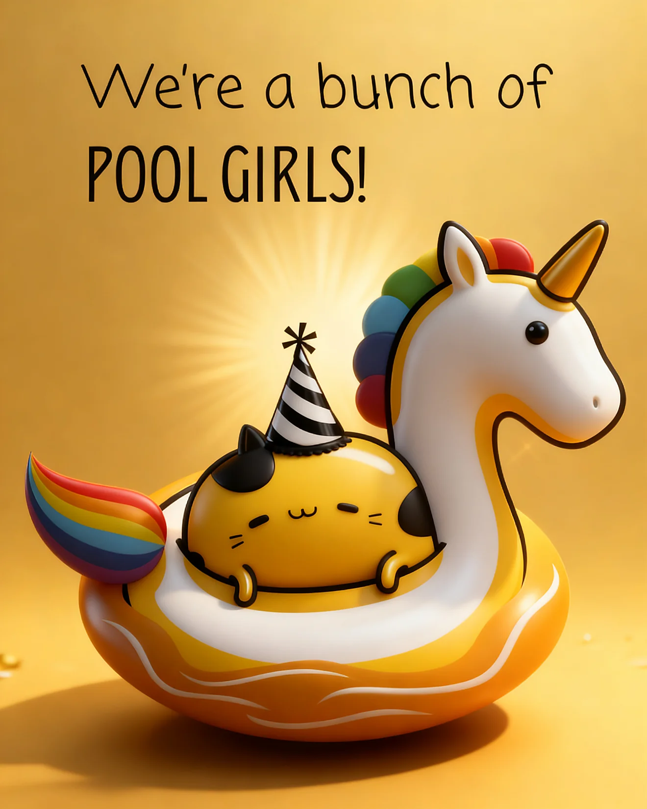 Unicorn Float Pool Girls