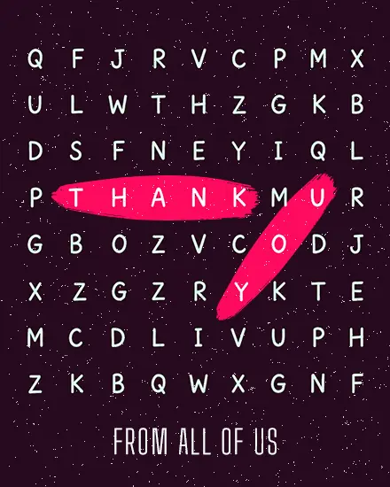 Found It Word Search