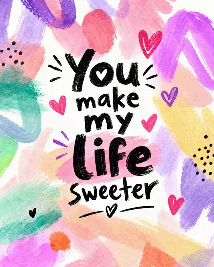 You Make Life Sweeter virtual Sweetest Day card