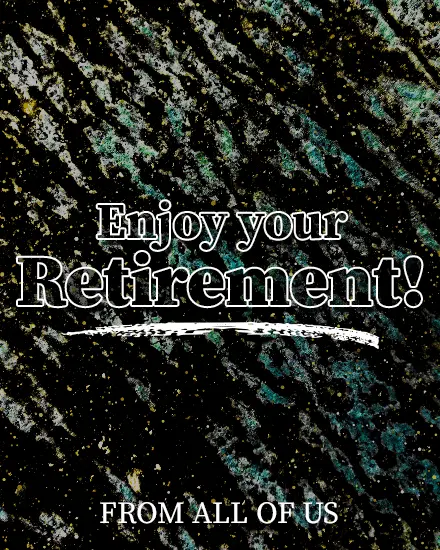 Enjoy Your Freedom virtual Retirement card