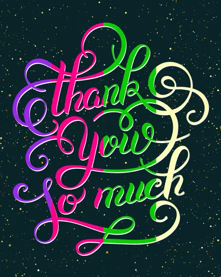 So Very Grateful virtual Thank You card