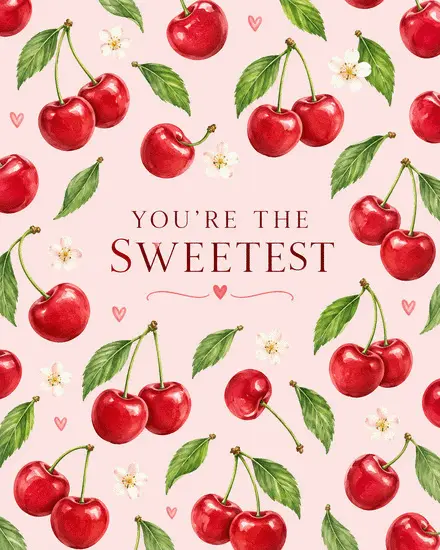 Cherry Blossom Love virtual Sweetest Day card