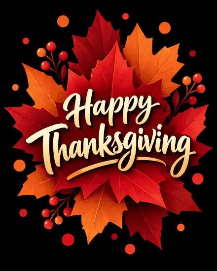 Maple Leaf Harvest virtual Thanks Giving card