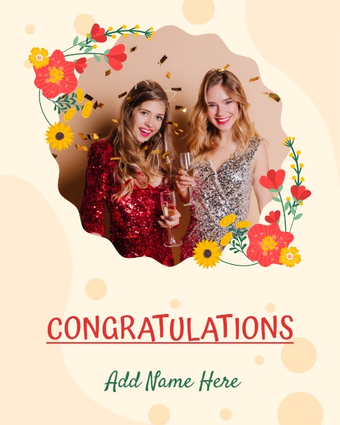 create free Floral Charm Delight group card