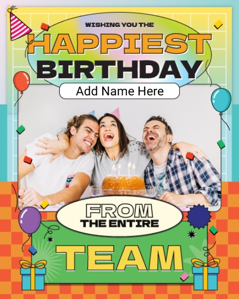 create free Playful Party Energy group card
